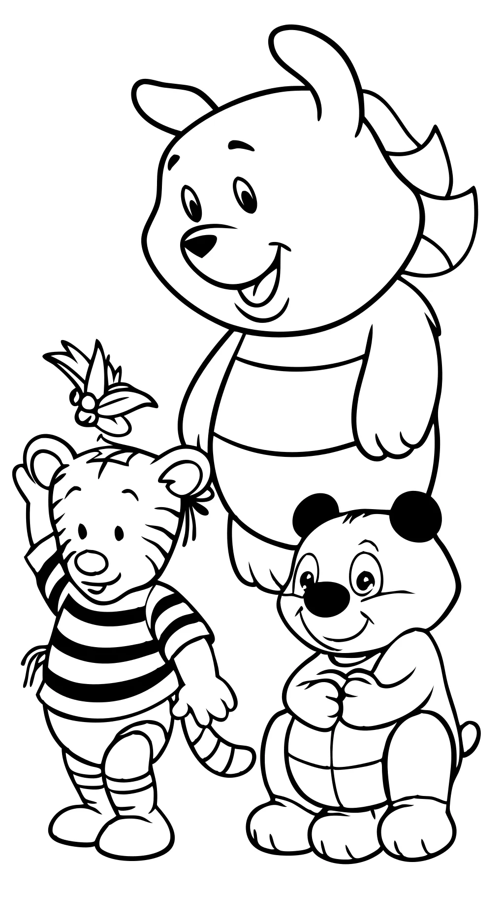 Páginas para colorear Winnie the Pooh